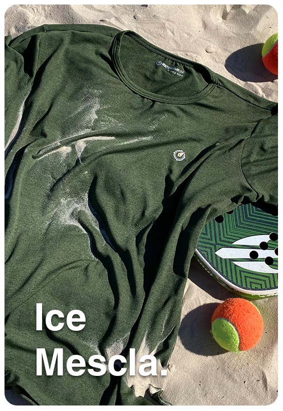 camisa protecao solar ice mescla na praia extreme uv